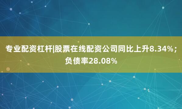 专业配资杠杆|股票在线配资公司同比上升8.34%;负债率28.08%