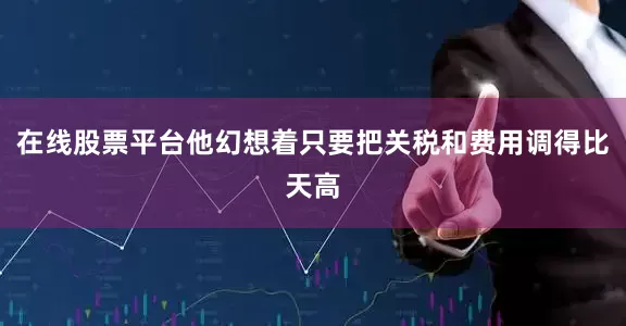 在线股票平台他幻想着只要把关税和费用调得比天高